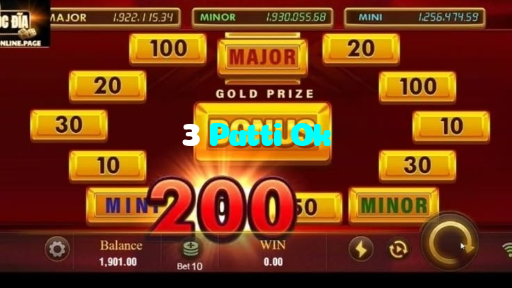 available types of 3 Patti Ok bet including pre-match live express and system bets