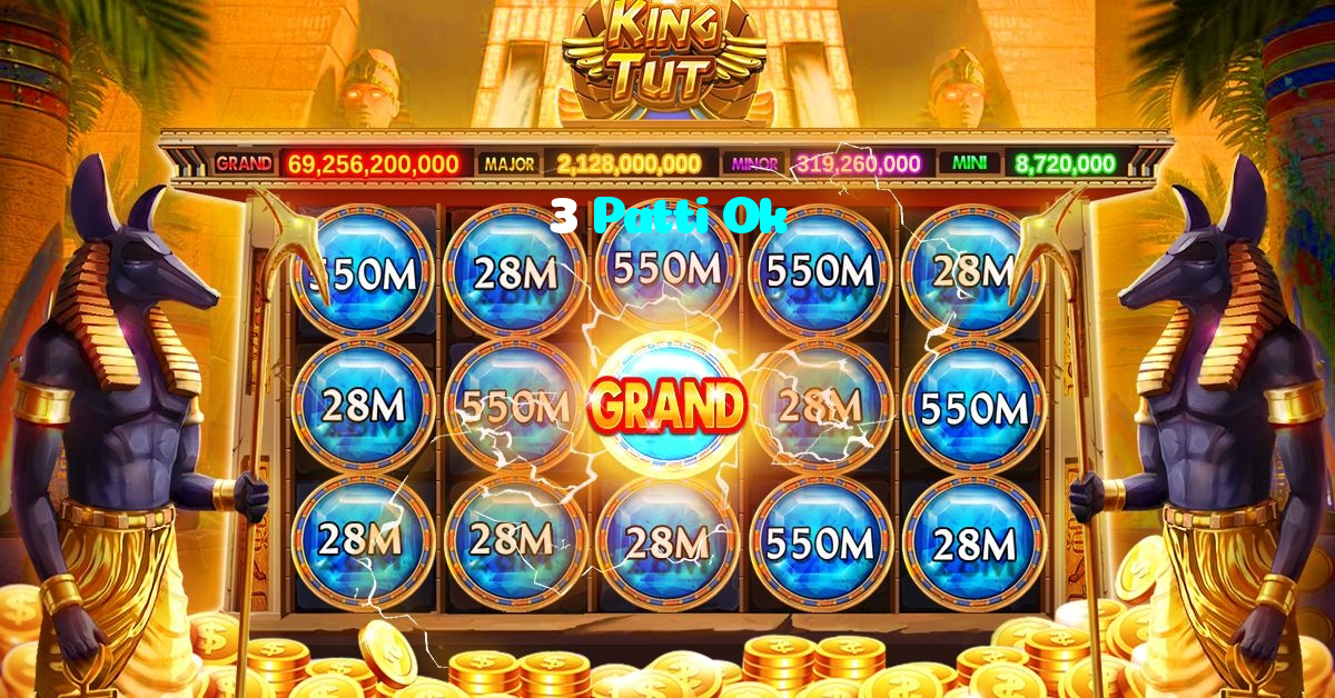 3 Patti Ok casino presented on mobile device in Pakistan with slots and live games